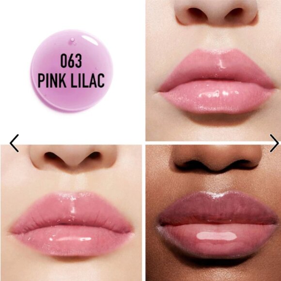 DIOR Lip Glow Oil Hydrating High-Shine Gloss - 063 Pink Lilac - Picture 2 of 5